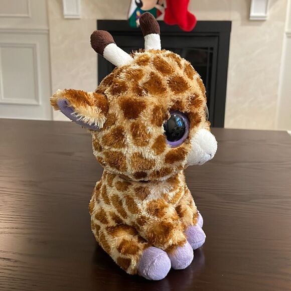 Ty Beanie Boo’s 2012 Safari the Giraffe Purple Tag Discontinued EC 10” tall - Picture 2 of 9